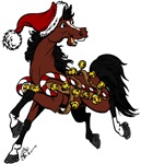 horse christmas shirts and gifts