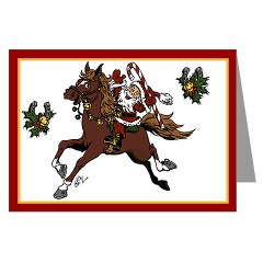 horse christmas cards